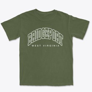 Bridgeport West Virginia Inline Premium Heavyweight T-shirt