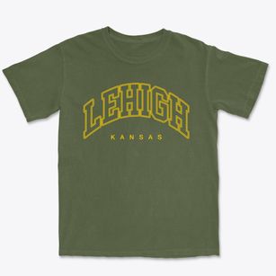 Lehigh Kansas Inline Premium Heavyweight T-shirt