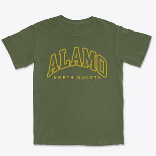 Alamo North Dakota Inline Premium Heavyweight T-shirt