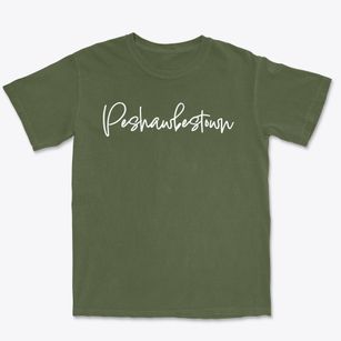 Peshawbestown Michigan Freestyle Premium Heavyweight T-shirt