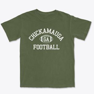 Chickamauga Georgia Football Premium Heavyweight T-shirt