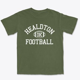 Healdton Oklahoma Football Premium Heavyweight T-shirt