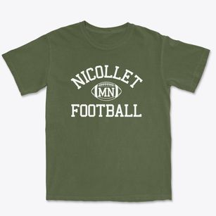 Nicollet Minnesota Football Premium Heavyweight T-shirt