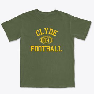 Clyde Ohio Football Premium Heavyweight T-shirt