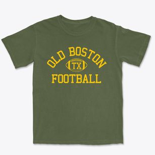 Old Boston Texas Football Premium Heavyweight T-shirt