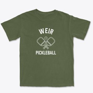 Weir Mississippi Pickleball Premium Heavyweight T-shirt