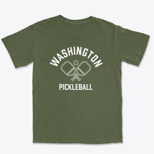 Washington Nebraska Pickleball Premium Heavyweight T-shirt