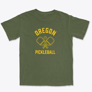 Oregon Ohio Pickleball Premium Heavyweight T-shirt