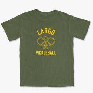 Largo Maryland Pickleball Premium Heavyweight T-shirt