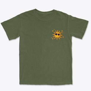   Sunny Glasses Premium Heavyweight T-shirt
