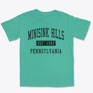 Minisink Hills Pennsylvania Classic Established Premium Heavyweight T-shirt