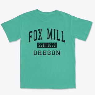 Fox Mill Oregon Classic Established Premium Heavyweight T-shirt