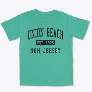 Union Beach New Jersey Classic Established Premium Heavyweight T-shirt