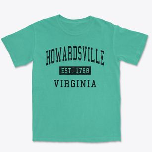 Howardsville Virginia Classic Established Premium Heavyweight T-shirt