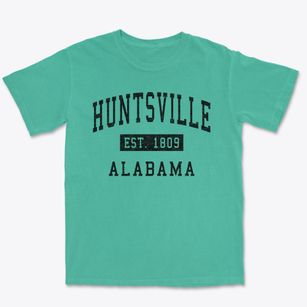 Huntsville Alabama Classic Established Premium Heavyweight T-shirt