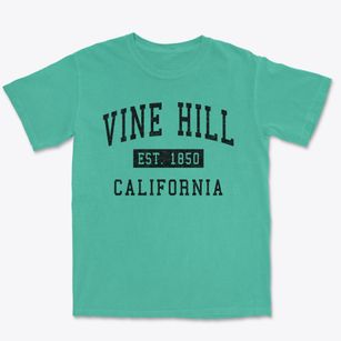 Vine Hill California Classic Established Premium Heavyweight T-shirt