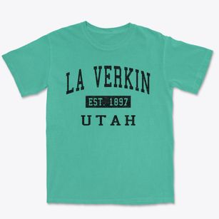 La Verkin Utah Classic Established Premium Heavyweight T-shirt