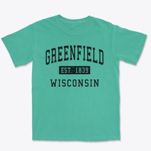 Greenfield Wisconsin Classic Established Premium Heavyweight T-shirt