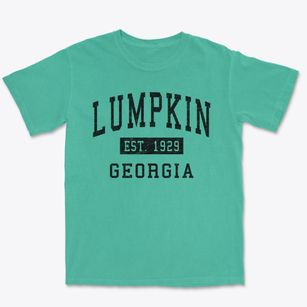 Lumpkin Georgia Classic Established Premium Heavyweight T-shirt
