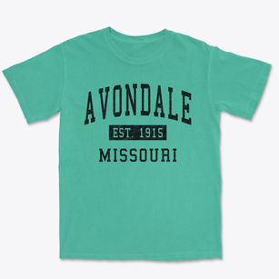 Avondale Missouri Classic Established Premium Heavyweight T-shirt