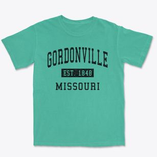 Gordonville Missouri Classic Established Premium Heavyweight T-shirt