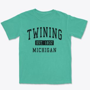 Twining Michigan Classic Established Premium Heavyweight T-shirt