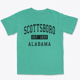 Scottsboro Alabama Classic Established Premium Heavyweight T-shirt