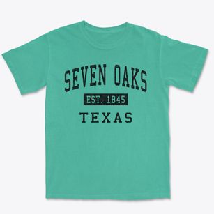 Seven Oaks Texas Classic Established Premium Heavyweight T-shirt