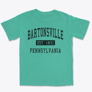Bartonsville Pennsylvania Classic Established Premium Heavyweight T-shirt