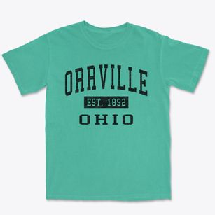 Orrville Ohio Classic Established Premium Heavyweight T-shirt