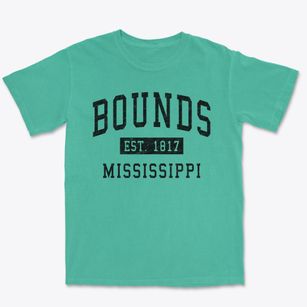 Bounds Mississippi Classic Established Premium Heavyweight T-shirt