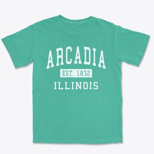 Arcadia Illinois Classic Established Premium Heavyweight T-shirt