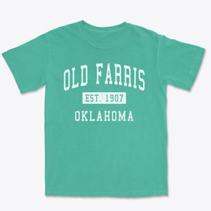 Old Farris Oklahoma Classic Established Premium Heavyweight T-shirt