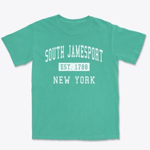 South Jamesport New York Classic Established Premium Heavyweight T-shirt