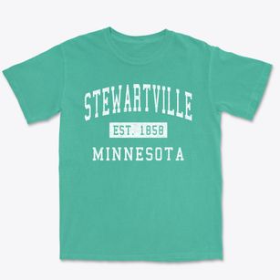 Stewartville Minnesota Classic Established Premium Heavyweight T-shirt