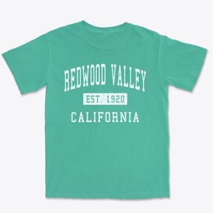 Redwood Valley California Classic Established Premium Heavyweight T-shirt
