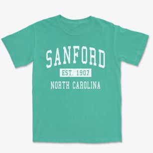 Sanford North Carolina Classic Established Premium Heavyweight T-shirt