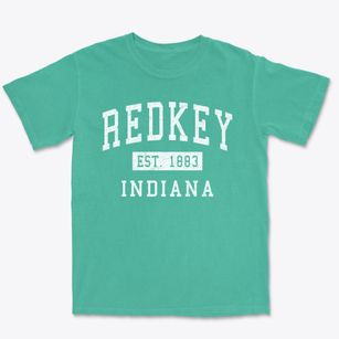 Redkey Indiana Classic Established Premium Heavyweight T-shirt