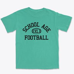 School Age Parent Center Classic Football Premium Heavyweight T-shirt