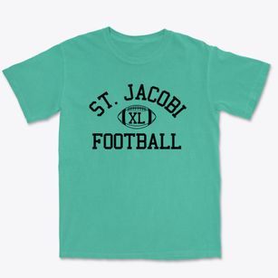 Saint Jacobi Lutheran School Classic Football Premium Heavyweight T-shirt