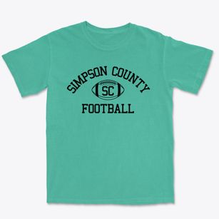 Simpson County Early Childhood Center Classic Football Premium Heavyweight T-shirt