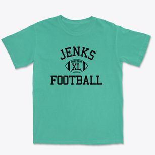 Jenks Junior High School Classic Football Premium Heavyweight T-shirt
