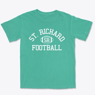 Saint Richard School Classic Football Premium Heavyweight T-shirt