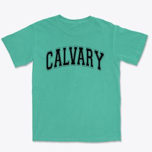 Calvary Baptist Academy Varsity Arch Premium Heavyweight T-shirt