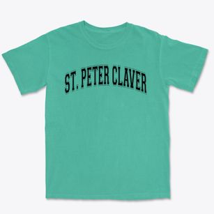 Saint Peter Claver Regional Catholic School Varsity Arch Premium Heavyweight T-shirt