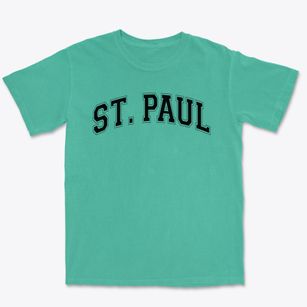 St Paul Parish Varsity Arch Premium Heavyweight T-shirt