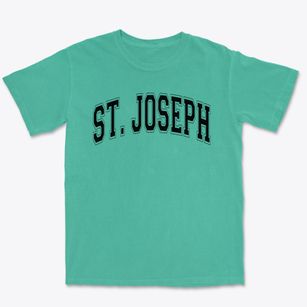 St Joseph - St. Elizabeth School Varsity Arch Premium Heavyweight T-shirt