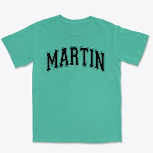 Martin Junior High School Varsity Arch Premium Heavyweight T-shirt
