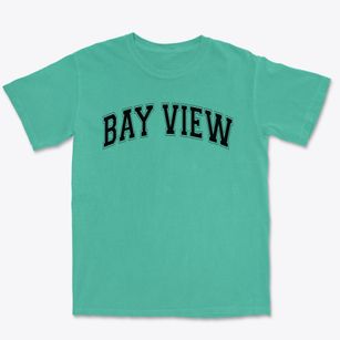 Bay View Elementary School Varsity Arch Premium Heavyweight T-shirt