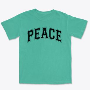 Peace Lutheran School Varsity Arch Premium Heavyweight T-shirt